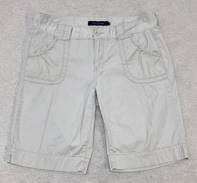 Calvin Klein牛仔裤工装裤女式14米色11英寸内缝 — 第 1/4 张图片