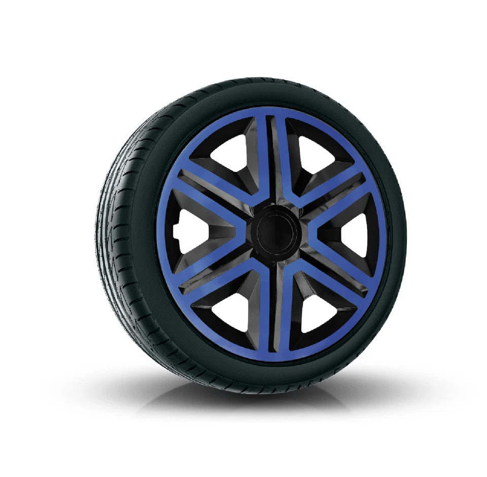 Radkappen Radzierblenden (4Stück) 16 Zoll blau/schwarz ACTION Z458559 - Bild 1 von 1