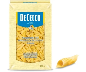De Cecco Egg Macaroni Pasta Garganelli, 8.8 OZ (250 g) Pack of 2 - Picture 1 of 4