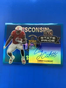 2017 Leaf Metal Draft Auto /35 Corey Clement #SP-CC1 - Picture 1 of 4