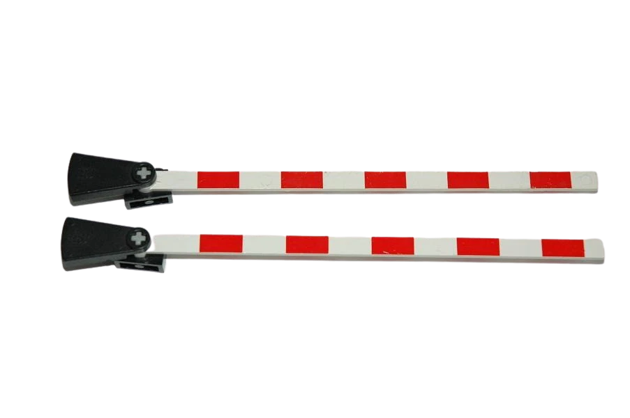 2 Lego® TRAIN Railway 9V RC Bahnübergangs Schranken Set CROSSING - Image 1 of 1