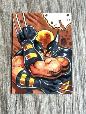 2023 LGT MARVEL WOLVERINE X-MEN HAND SKETCH ARTIST AUTOGRAPH AUTO - Image 1 of 2