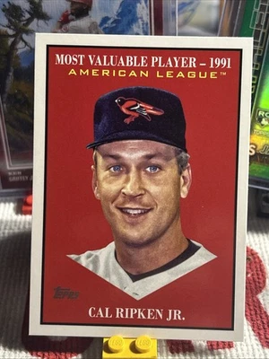 Обновление 2025 Topps CAL RIPKEN JR. Самый ценный плеер вставка 1991 #MV-27 Orioles - Изображение 1 из 2