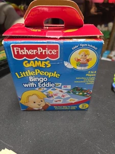 2001 Mattel Fisher Price Little People Bingo With Eddie Game Preschool 3 Up - Picture 1 of 5