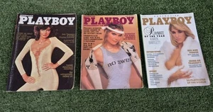 3x Vintage Australian Playboy Magazine's 1979 1982 1990 - Picture 1 of 8