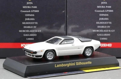 Kyosho 1/64 Lamborghini Collection 2 Lamborghini Silhouette P300 1976 Blanco Foto 1 de 4