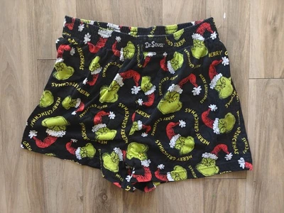 Boxers verdes masculinos Dr. Seuss The Grinch Face tamanho G (36-38) - Imagem 1 de 4