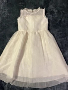 Ava & Yelly Girls Size 6 Ivory Off-White Formal Dress Party Wedding Flower Girl - Picture 1 of 6