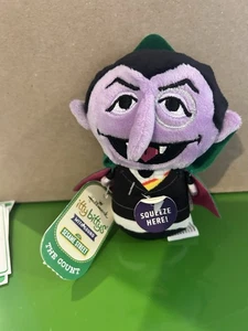 Hallmark Itty Bittys Sesame Street The Count w/ SOUND Talking Plush Stuffed NWT - Picture 1 of 2