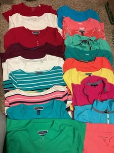Kurzarm-Tshirts Paket Damen Größe L Baumwolle - Bild 1 von 9
