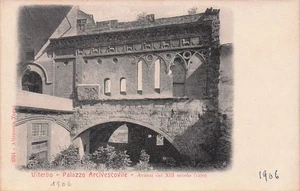 29-142B CARTOLINA VITERBO PALAZZO ARCIVESCOVILE AVANZI - Imagen 1 de 2