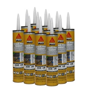 Sikaflex Crack Flex Sealant - Gray, High-Performance Polyurethane, Self-Level... - Picture 1 of 9