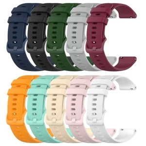 18mm 19mm 20mm 22mm Width Colorful Silicone Quick Release Wristband Replaceme... - Picture 1 of 9