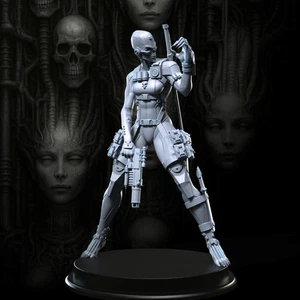 Assassins Sisters of Doom Justicar Nyrrha Unpainted 150 mm 1/12 resin figure - Picture 1 of 7