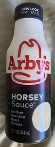 NEW SEALED ARBY'S HORSEY SAUCE 12 OZ BOTTLE (354ml) - Picture 1 of 3