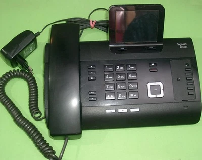 Gigaset DL500A Tischgerät AB DECT analog mit leichtem Displaydefekt - Bild 1 von 2