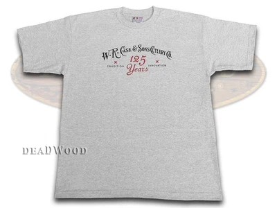 Camiseta Case xx 125 Aniversario Logo Pequeña Gris 50254 Foto 1 de 4