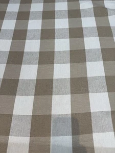 ian mankin fabric Check Linen 6mtrs - Picture 1 of 7