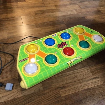 Pop'n Music Arcade Style Controller für Sony PS2 PSX PlayStation 2 Japan gebraucht - Bild 1 von 4