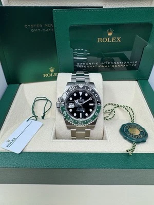 2023 Brand New Rolex GMT-Master Lefty Sprite Oyster Box Papers Card 126720VTNR - Image 1 of 4