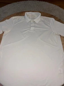Maide Bonobos Men’s White Polo Golf Shirt Sz M –Performance Stretch - Picture 1 of 6