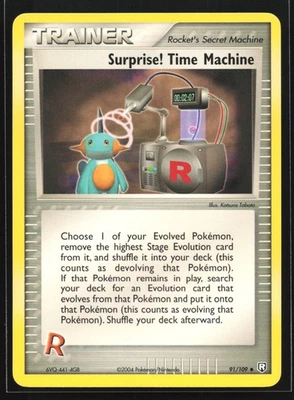 Surprise! Time Machine 91/109 Team Rocket Returns Uncommon Pokemon Card - Image 1 of 2