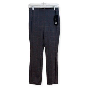 Rag & Bone karierte skinny Designer Business Freizeit Academia Stretch Hose 2 neu mit Etikett - Bild 1 von 8