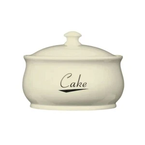 Cake Crock Traditional Stoneware Antique Bread Biscuits Desserts Jar Old Fashion - Picture 1 of 1