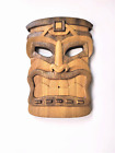 Hawaiian Tiki Mask Restaurant Decor, Wall Sculpture, Tiki Bar Decor, Wooden Gift