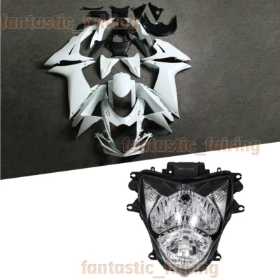 Unpainted Fairing Set Kit / Headlight For Suzuki GSXR600 / GSXR750 2011-2025 K11 Foto 1 de 4