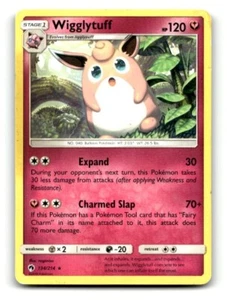 Pokemon S&M Lost Thunder Wigglytuff 134/214 LP - Picture 1 of 4