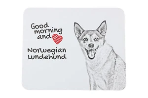 Noorse Lundehund muismat met hond Art-Dog - Afbeelding 1 van 7