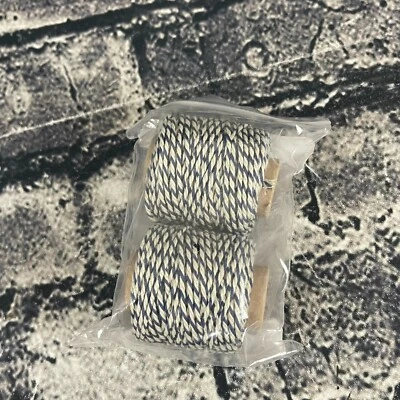 Stampin' Up NIGHT OF NAVY SAHARA SAND 149483 Bakers Twine 2 Rolls 25 Yds Total - Image 1 of 4