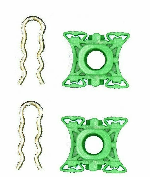 For SAAB 9-5 Jaguar XK8 Window Regulator Repair Sliding Pivot 2 Clips 1997-2006 - Image 1 of 1