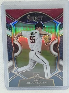 Trevor Rogers 2021 Select Baseball - RED WHITE & BLUE RC #60 Miami Marlins - Bild 1 von 2