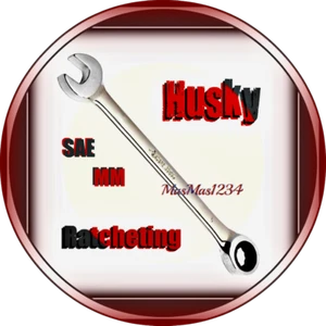 HUSKY Ratcheting Combination Wrench - SAE - MM - Polished Chrome - Fast Shipping - Picture 1 of 22