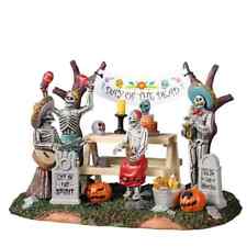 Lemax 2022 Day Of The Dead Party Spooky #23583 Skeleton Gang Picnic Festivities