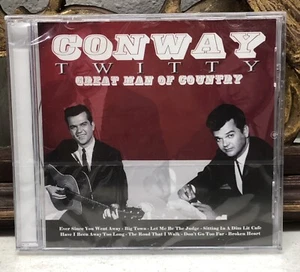 Great Man Of Country ~ Conway Twitty ~ Folk, World, & Country ~ CD - Foto 1 di 3
