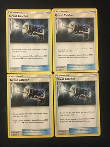 Set da gioco Pokémon SM Cosmic Eclipse x4 Great Catcher 192/236 quasi nuovo - Foto 1 di 1