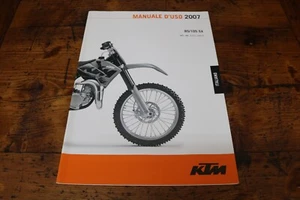 KTM 85 105 SX 2007 Manuale D'Uso ITALIANO Italian Owners Manual - Picture 1 of 4