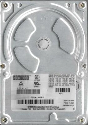Quantum Digital 240AT 240MB Ide Hard Drive P/N: GM24A472 Rev 02-K - Image 1 of 2