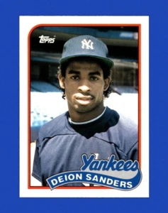1989 Topps Traded Tiffany Set-Break #110T Deion Sanders RC NM-MT OR BETTER - Picture 1 of 2