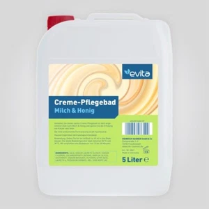 evita Creme - Pflegebad Milch & Honig ohne Mikroplastik 5 L - Photo 1/4