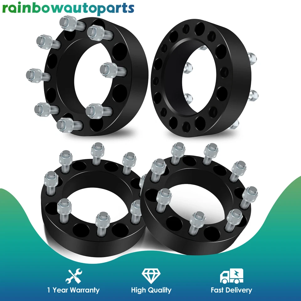 4 piezas espaciadores de rueda 2" 8x170 14x2 para Ford F-250 F-350 Super Duty Ford Excursion Foto 1 de 4