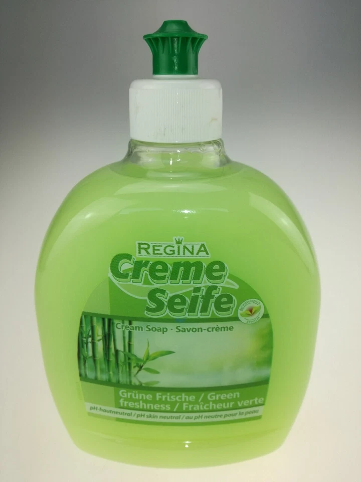 REGINA Spenderflasche Flüssigseife Handseife  500 ml Cremeseife Grüne Frische - Bild 1 von 1