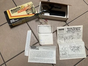 Vintage Martek Mongoose Anti-Theft ALARM ( New in box - Unused )  - Picture 1 of 12