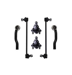 6 Pc Suspension Kit Outer Tie Rods Ball Joint Sway Bar For Toyota Corolla 03-08 - Picture 1 of 9