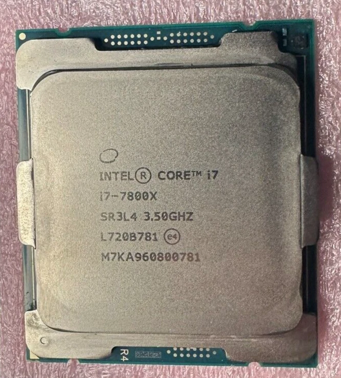 Intel Core i7-7800X 3.50GHz 6-CORE LGA2066 8.25MB Desktop CPU Processor SR3L4 - Image 1 of 1