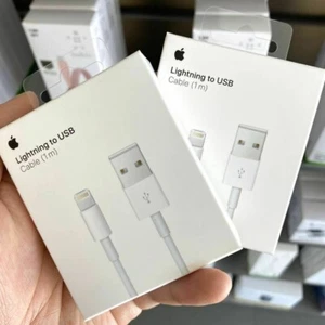 GENUINE ORIGINAL Apple iPhone 14 13 12 11 Charger USB to Lightning Cable - 1M - Picture 1 of 1