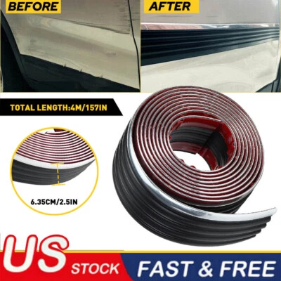 Protector de moldura de carrocería lateral negro de 156 * 2,5 pulgadas para camioneta Chevy GMC Foto 1 de 4